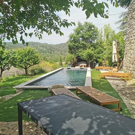 Mes Maisons: Luxury Gites with Pool, Aircon, and Pet-Friendly Amenities Gagnieres Exterior photo
